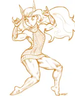 artist:hatebit masters_of_the_universe she-ra she-ra_and_the_princesses_of_power virgin_killer_sweater // 2100x2700 // 1.8MB