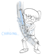 artist:duskull cosplay lynn_loud_jr. no_more_heroes the_loud_house travis_touchdown // 887x1170 // 458KB