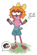 amphibia artist:tullymonst3r polly_plantar presenting sprig_plantar // 1263x1882 // 903KB