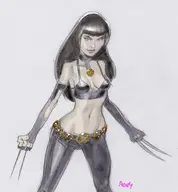 artist:ronry_drawdude laura_kinney marvel x-23 x-men // 925x1000 // 481KB