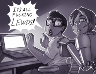 artist:liquidmark-alpha bubbles faye_whitaker parody questionable_content // 1024x791 // 786KB