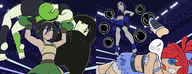 artist:netto avatar:_the_last_airbender comics crossovers dc kim_possible ms._co_2025 ragatha raven shego teen_titans the_amazing_digital_circus toph_beifong // 2840x1095 // 211KB