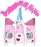 artist:terrible_the_drawfag facial lego princess_unikitty the_lego_movie // 448x510 // 223KB