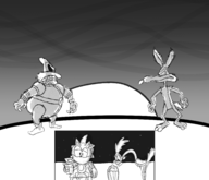 adventures_of_sonic_the_hedgehog comics crossovers dr._robotnik looney_tunes mr._colympus_2025 road_runner sonic_the_hedgehog sonic_the_hedgehog_(series) wile_e._coyote // 3500x3000 // 3.1MB