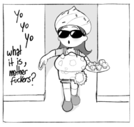 artist:ker purple_star rainbow_bubblegem // 550x520 // 43KB