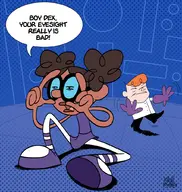 artist:knullmannen dexter dexter's_laboratory mee_mee // 968x1020 // 808KB