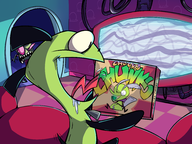 chuck crossovers gir invader_zim panty_and_stocking_with_garterbelt zim // 4000x3000 // 3.6MB