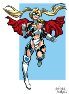 artist:liefeldianabomination capcom dark_horse dc elissa_megan_powers empowered fusion power_girl rainbow_mika street_fighter // 1106x1505 // 668KB