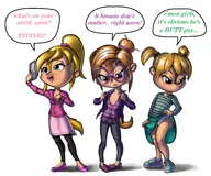 alvin_and_the_chipmunks brittany colors_by_anonymous eleanor jeanette // 3060x2550 // 2.2MB