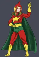 artist:turkenjamez cosplay dc stargirl starwoman // 1681x2474 // 3.2MB