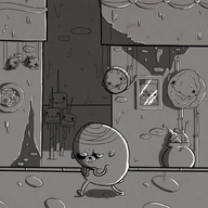 adventure_time artist:jellyman cinnamon_bun jake_the_dog peppermint_butler starchy // 1000x1000 // 967KB