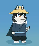 blue_eye_samurai bluey bluey_heeler cosplay mizu // 1000x1164 // 114KB