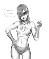 artist:psudonym pixar the_incredibles violet_parr // 720x867 // 212KB