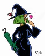 artist:senorock freddie_fear_son_of_a_witch mrs._fear the_beano // 1449x1808 // 642KB