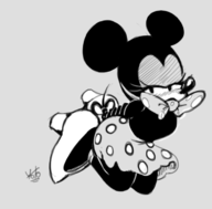 artist:yoto bondage disney minnie_mouse // 709x699 // 176KB