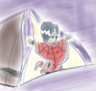 artist:duskull beetlejuice_(series) cosplay haiku lydia_deetz the_loud_house // 767x731 // 971KB