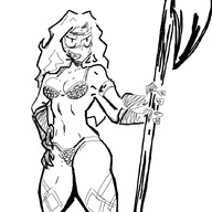 artist:terrible_the_drawfag cosplay dragon's_crown grieve-tan star_wars the_amazon // 900x900 // 191KB