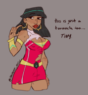 artist:sycher cleopatra cleopatra_in_space clone_high cosplay wardrobe_malfunction // 538x580 // 44KB