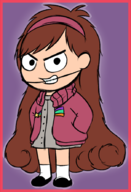 artist:amigodan fusion gravity_falls mabel_pines shelley_marsh south_park // 606x890 // 308KB