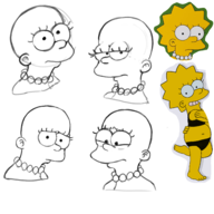 artist:smeet lisa_simpson the_simpsons // 3200x3200 // 2.0MB