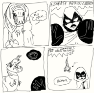 artist:grim comics crossovers dc fang ms._co_all-stars_2025 primal raven teen_titans // 961x956 // 46KB