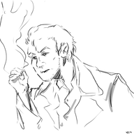 artist:terrible_the_drawfag dc hellblazer john_constantine parody william_shatner // 600x600 // 115KB