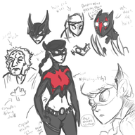 artist:terrible_the_drawfag batman batman_beyond dc laura_kinney marvel parody wolverine x-23 x-men // 900x900 // 395KB