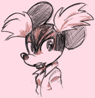 artist:mbwillie disney minnie_mouse // 1185x1222 // 993KB