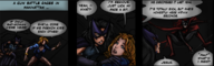 artist:geers batwoman black_canary colors_by_anonymous comics dc huntress kate_kane parody // 1179x366 // 412KB