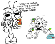 artist:cilerios m&m's maggie_pesky the_buzz_on_maggie // 700x555 // 24KB