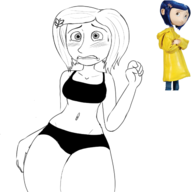 artist:smeet coraline coraline_jones laika // 1600x1600 // 695KB