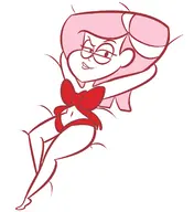 artist:atomickingboo ms._pink rice_krispies // 1612x1762 // 620KB