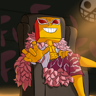 artist:kusam cosplay cube donquixote_doflamingo one_piece the_heist // 880x880 // 614KB