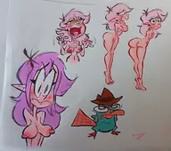 amity_blight artist:smoke crossovers nude perry_the_platypus phineas_and_ferb the_owl_house // 2144x1895 // 748KB