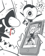 artist:zsky commander_peepers lord_dominator lord_hater masturbation selfie wander_over_yonder // 535x663 // 215KB