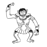 artist:lhk cheeta disney junketsu kill_la_kill tarzan // 600x600 // 123KB