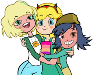 artist:folly-cola jackie_lynn_thomas janna_ordonia star_butterfly star_vs._the_forces_of_evil // 1420x1136 // 358KB