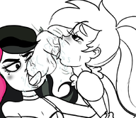 artist:noche-doobles crossdressing crossovers fellatio guy_hamdon marco_diaz shezow star_vs._the_forces_of_evil // 888x768 // 276KB