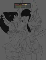 body_bags boogars cosplay crossovers dark_horse junketsu kill_la_kill nicki_minaj panda_delgado senketsu // 1391x1800 // 503KB