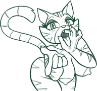 artist:redout catgirl caturday dc nude starfire teen_titans // 1358x1279 // 555KB