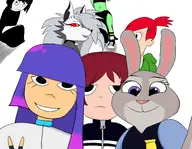 creepy_susie crossovers disney foster's_home_for_imaginary_friends frankie_foster glitch_techs helluva_boss judy_hopps loona lord_dominator miko_kubota ms._co_2023 ramona_flowers scott_pilgrim the_oblongs wander_over_yonder zootopia // 7100x5500 // 2.5MB