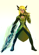 artist:idioluck cosplay dc lantern_corps magik marvel sinestro_corps x-men // 1052x1488 // 797KB