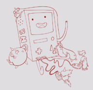 adventure_time bmo charlie jake_jr. kim_kil_whan squigl tv viola // 800x776 // 164KB
