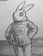 artist:akunim holly keyhole_sweater latchkey_kingdom // 1316x1695 // 400KB