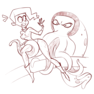 artist:roger_bacon bounty_hamster cassie_harrison tentacles wip // 2944x2944 // 2.2MB