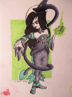 fusion kim_possible shego skullgirls squigly // 1300x1732 // 3.5MB