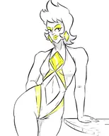 artist:cephalophilia steven_universe yellow_diamond // 977x1219 // 236KB