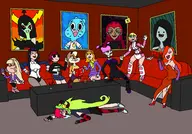 adventure_time crossovers daphne_blake dc demencia gravity_falls gwenpool jessica_rabbit jinx kim_pine lola_bunny looney_tunes lord_dominator marceline marvel ms._co_2025 nicole_watterson pacifica_northwest scooby-doo scott_pilgrim teen_titans the_amazing_world_of_gumball villainous! wander_over_yonder who_framed_roger_rabbit wuya xiaolin_showdown zatanna // 2000x1400 // 706KB