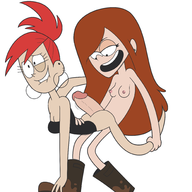 artist:distancedpsyche buttjob crossovers foster's_home_for_imaginary_friends frankie_foster futa gravity_falls nude wendy_corduroy // 2000x2000 // 525KB