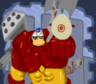 artist:terrible_the_drawfag howard_the_duck hulkbuster marvel // 1600x1400 // 1.0MB
